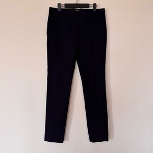 Theory Size 8 Hartsdale Bistretch Straight Leg Women's Pants Dark Navy Blue